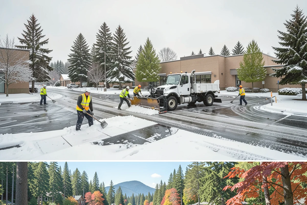 Sand Spreading in Covington, King County, WA - Sand spreading is most valuable during deep-cold snaps and at higher elevations from December through February.