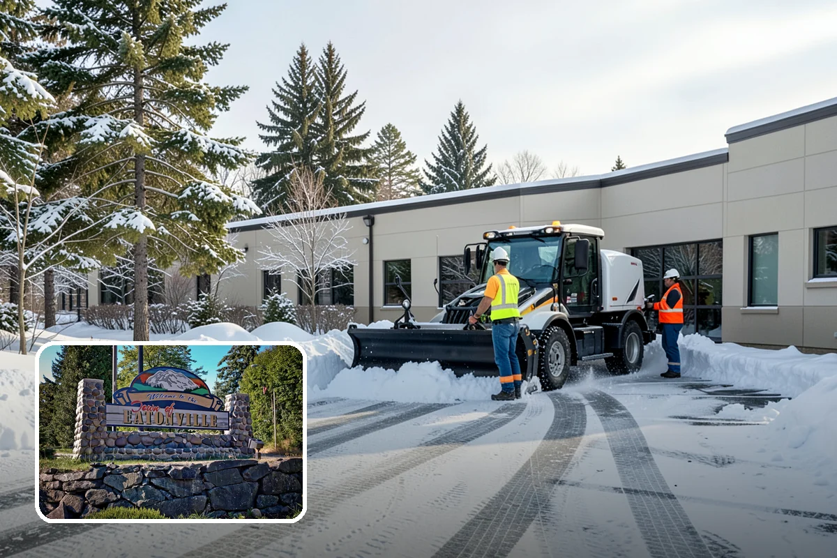 Sand Spreading in Eatonville, Pierce County, WA - Delivers traction instantly regardless of how cold it gets