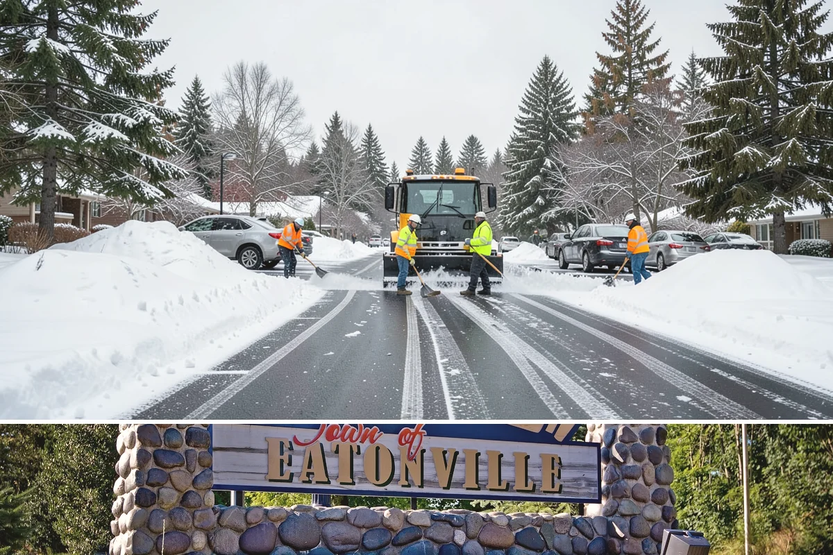 Sand Spreading in Eatonville, Pierce County, WA - Sand spreading is most valuable during deep-cold snaps and at higher elevations from December through February.