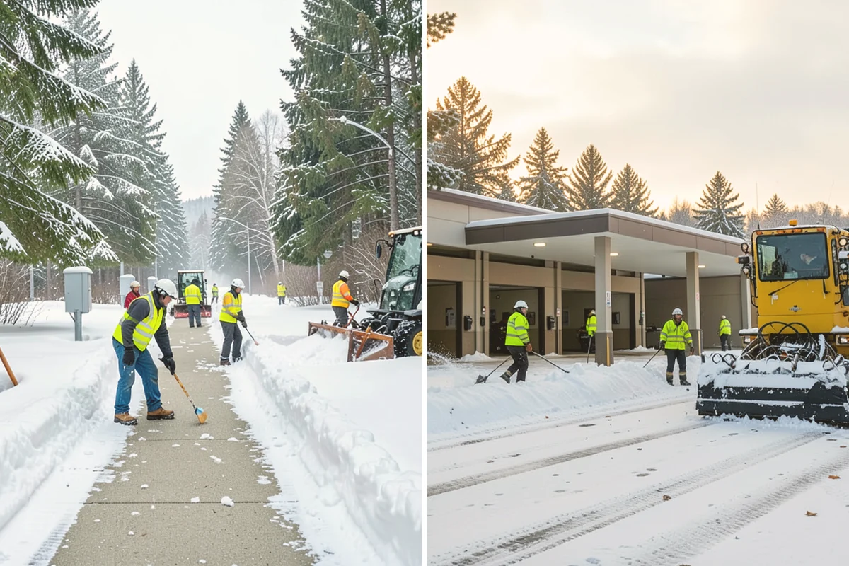 Sand Spreading in Edmonds, Snohomish County, WA - Assess whether temperatures are too low for effective salting