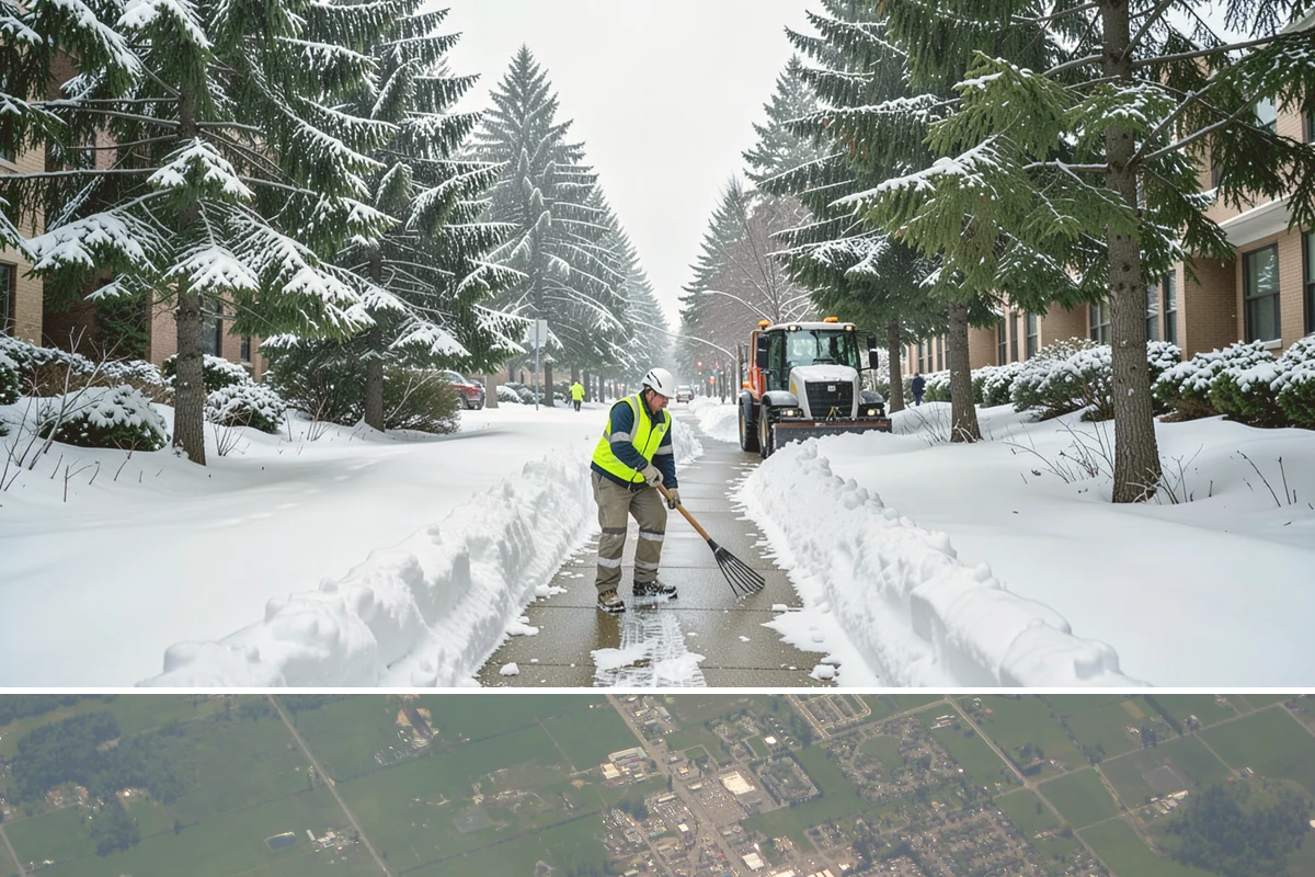 Sand Spreading in Enumclaw, King County, WA - Sand spreading is most valuable during deep-cold snaps and at higher elevations from December through February.