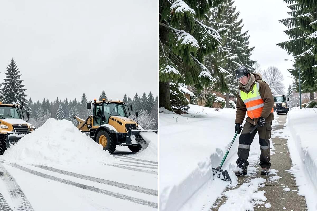 Sand Spreading in Everett, Snohomish County, WA - Assess whether temperatures are too low for effective salting