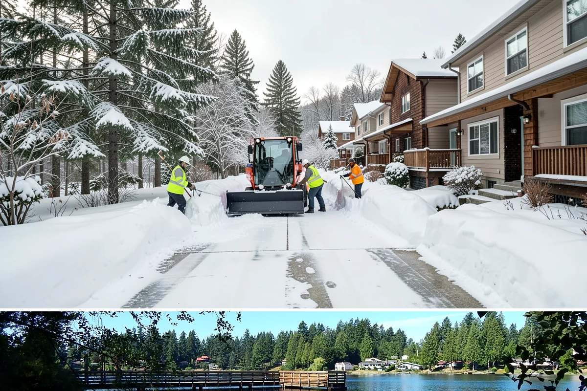 Sand Spreading in Federal Way, King County, WA - Sand spreading is most valuable during deep-cold snaps and at higher elevations from December through February.