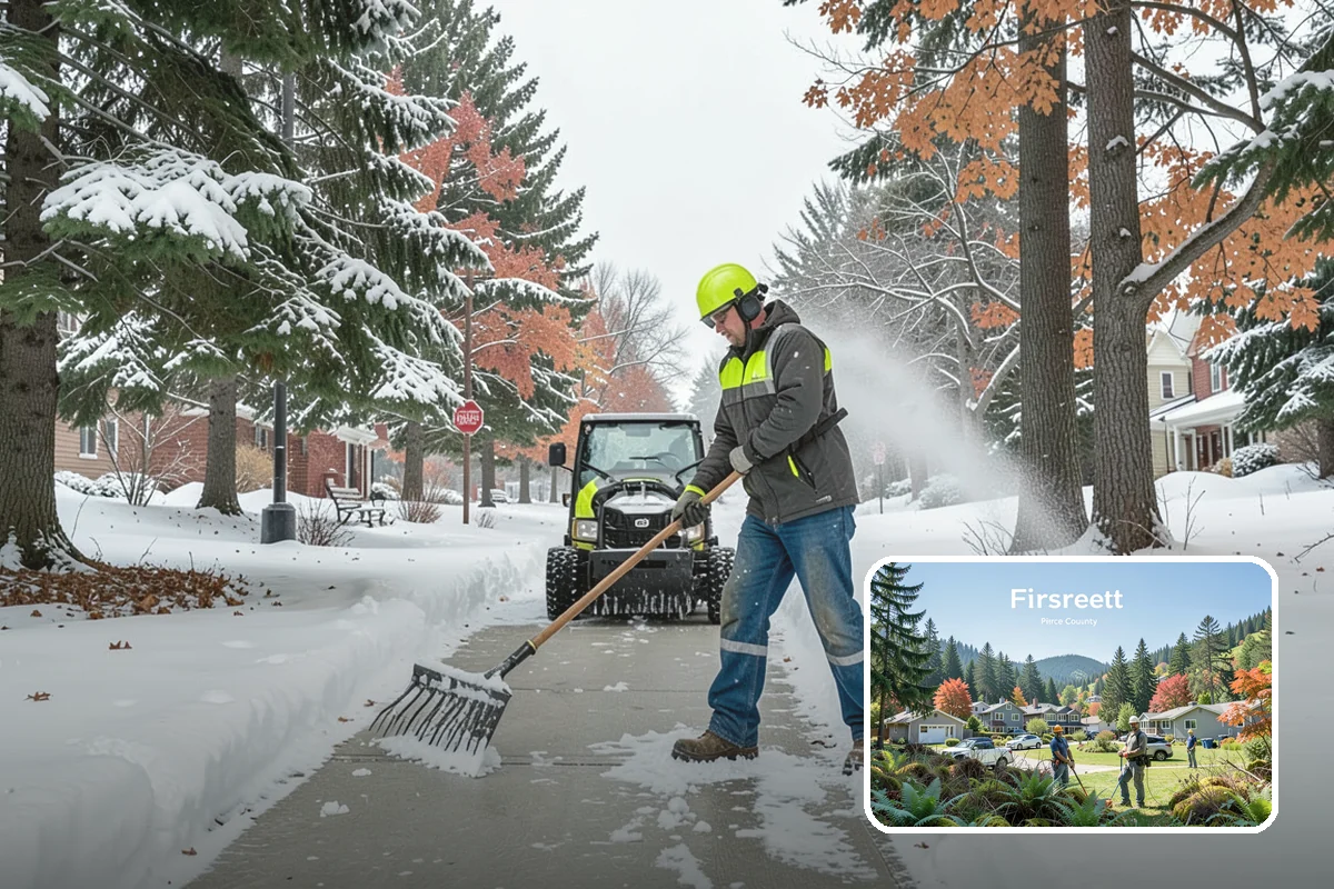 Sand Spreading in Fircrest, Pierce County, WA - Delivers traction instantly regardless of how cold it gets