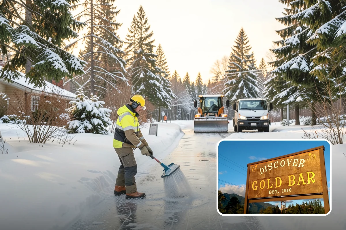 Sand Spreading in Gold Bar, Snohomish County, WA - Delivers traction instantly regardless of how cold it gets