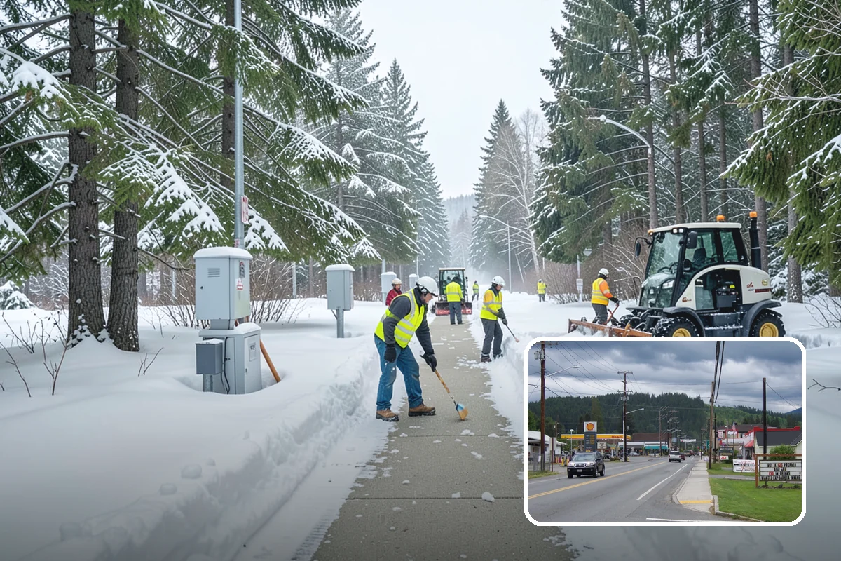 Sand Spreading in Granite Falls, Snohomish County, WA - Delivers traction instantly regardless of how cold it gets