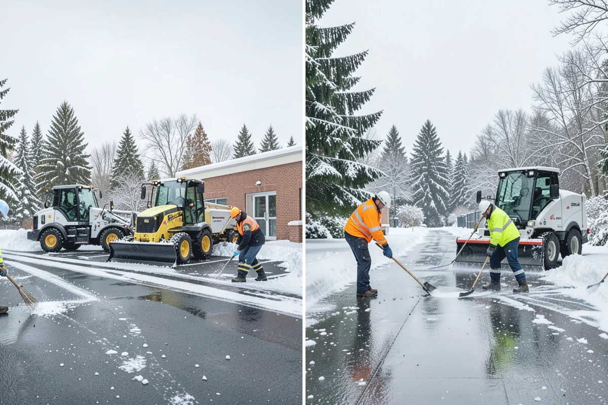 Sand Spreading in Hamilton, Skagit County, WA - Assess whether temperatures are too low for effective salting