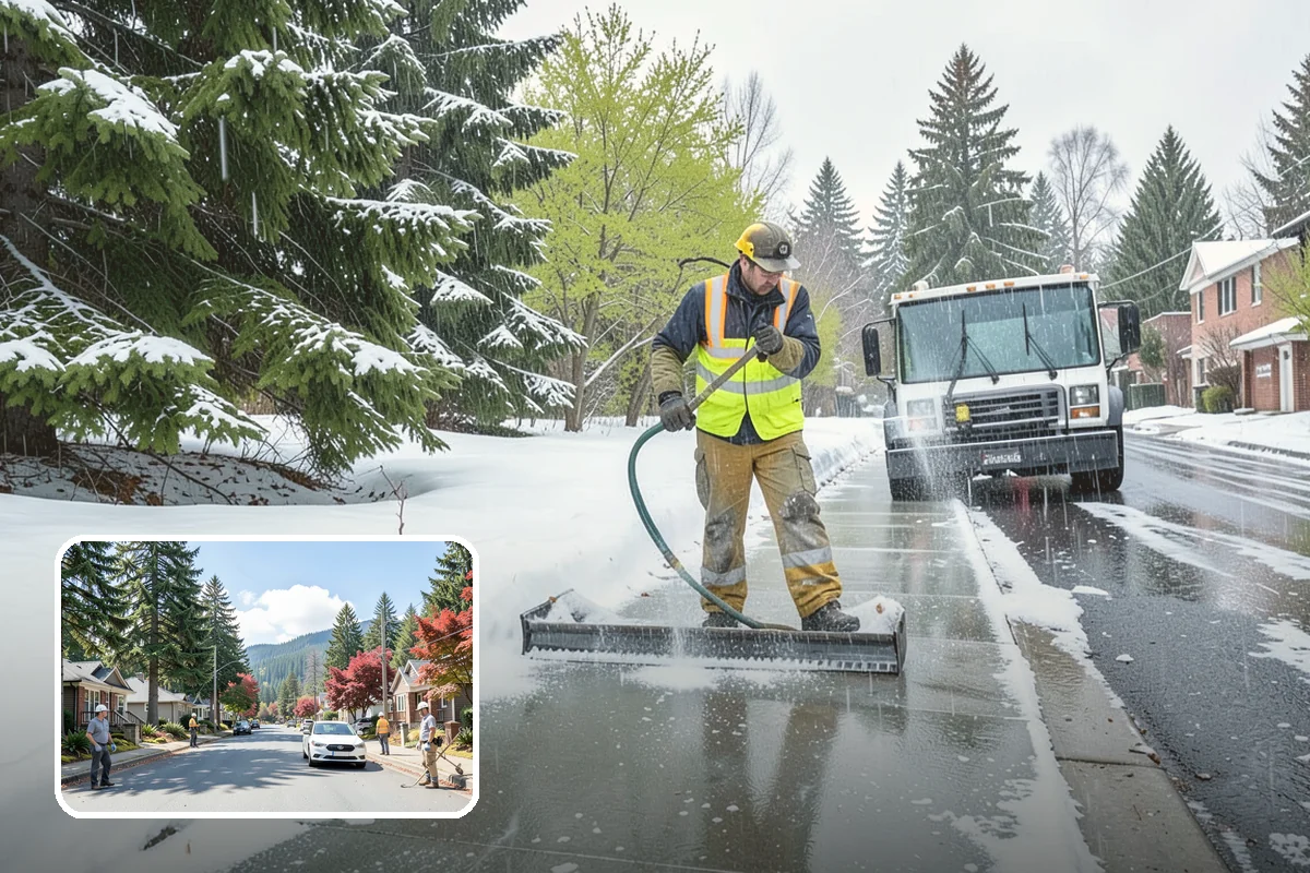 Sand Spreading in Hunts Point, King County, WA - Delivers traction instantly regardless of how cold it gets