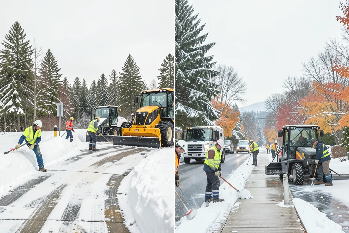 Sand Spreading in Issaquah, King County, WA - Assess whether temperatures are too low for effective salting