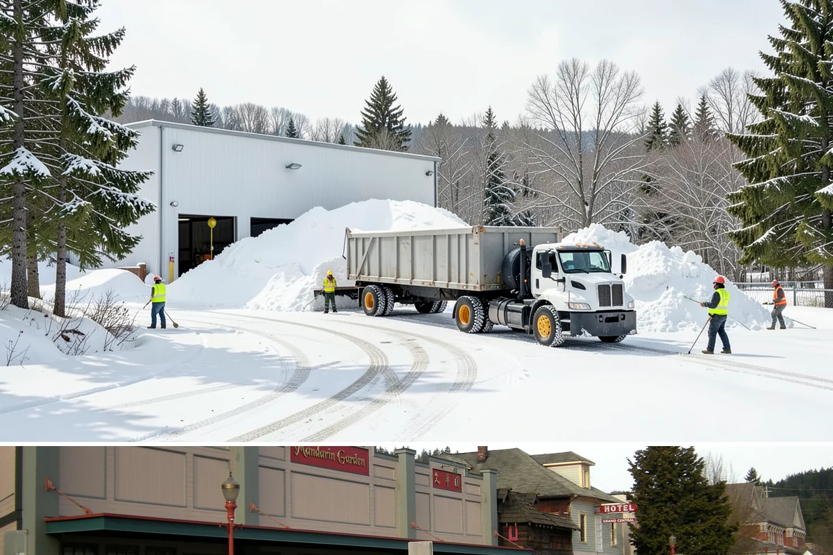 Sand Spreading in Issaquah, King County, WA - Sand spreading is most valuable during deep-cold snaps and at higher elevations from December through February.