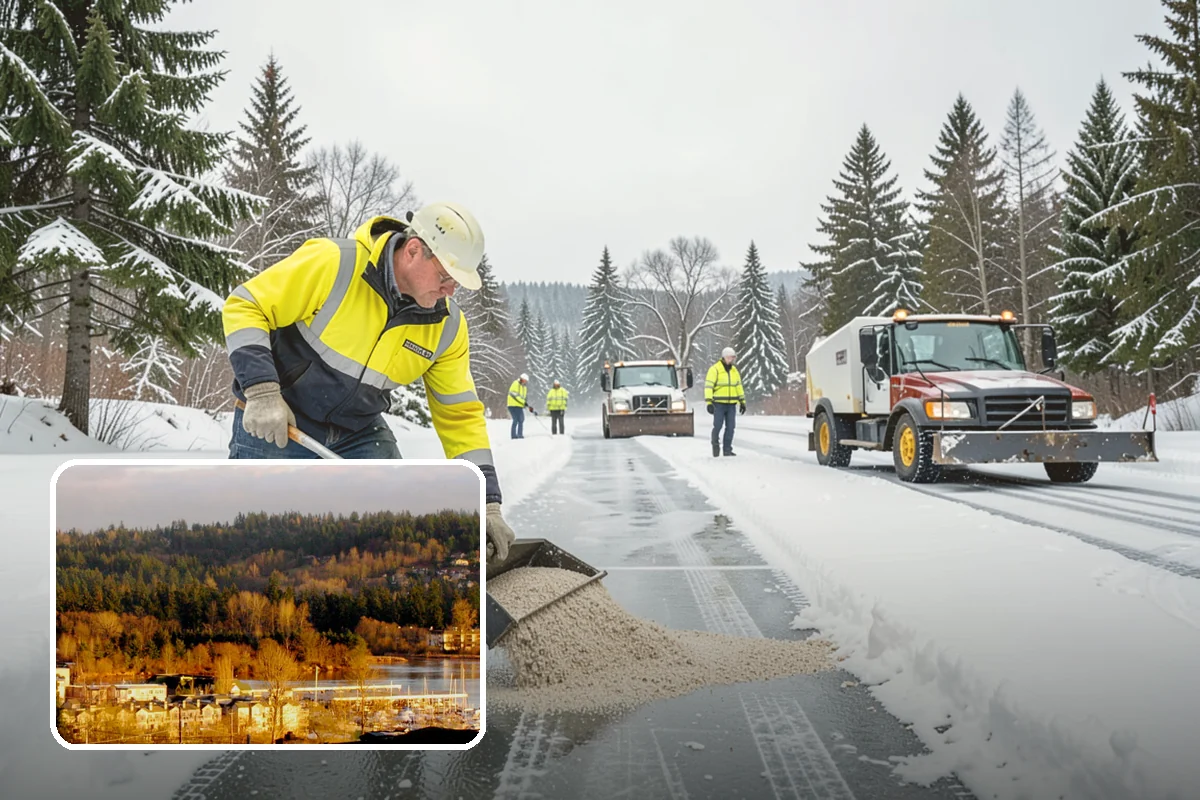 Sand Spreading in Kenmore, King County, WA - Delivers traction instantly regardless of how cold it gets