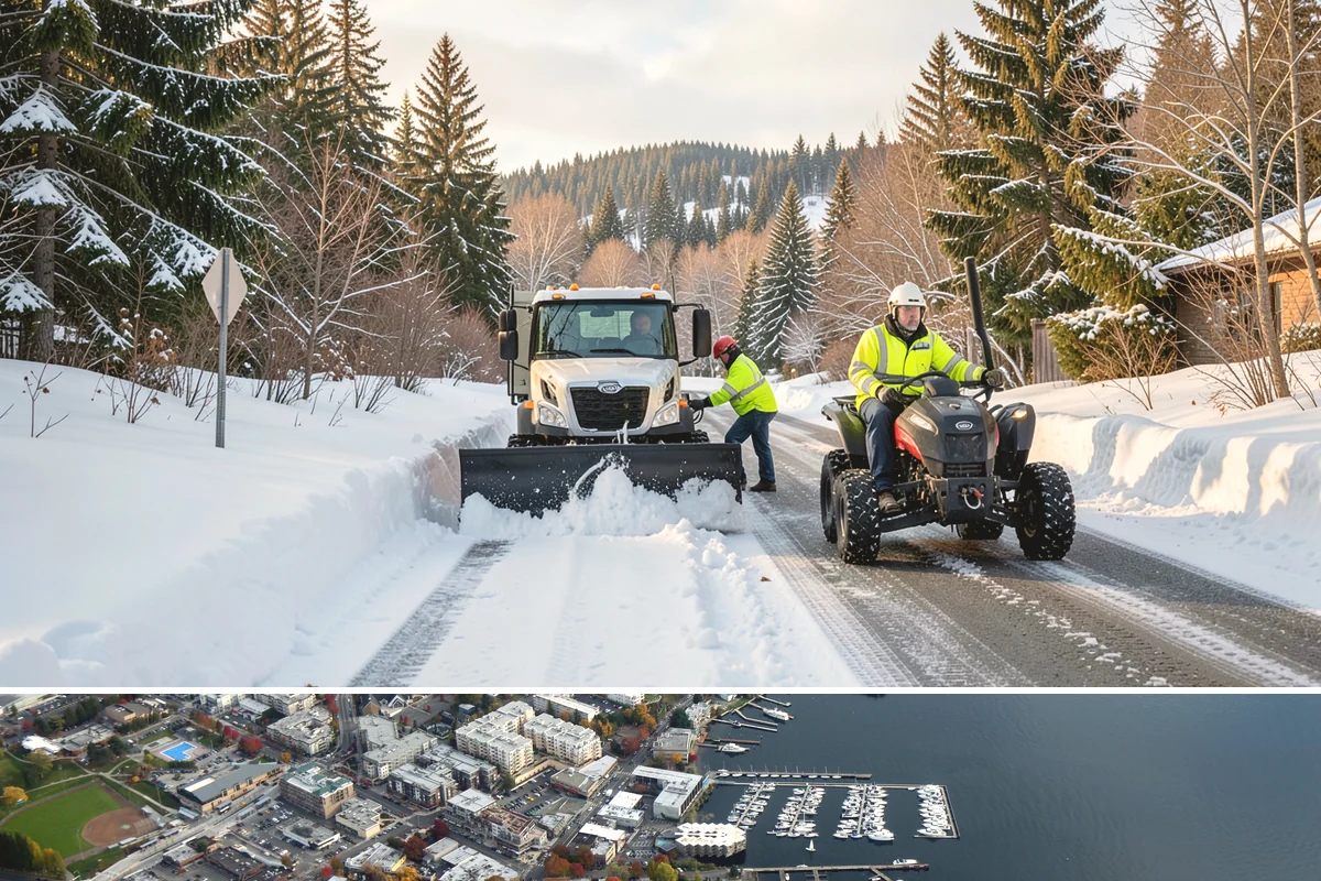 Sand Spreading in Kirkland, King County, WA - Sand spreading is most valuable during deep-cold snaps and at higher elevations from December through February.