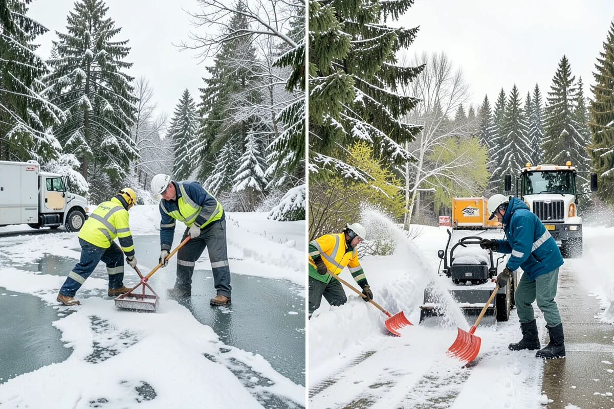 Sand Spreading in Lakewood, Pierce County, WA - Assess whether temperatures are too low for effective salting