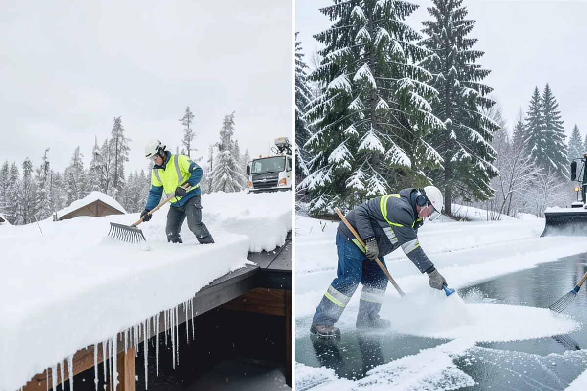 Sand Spreading in Medina, King County, WA - Assess whether temperatures are too low for effective salting