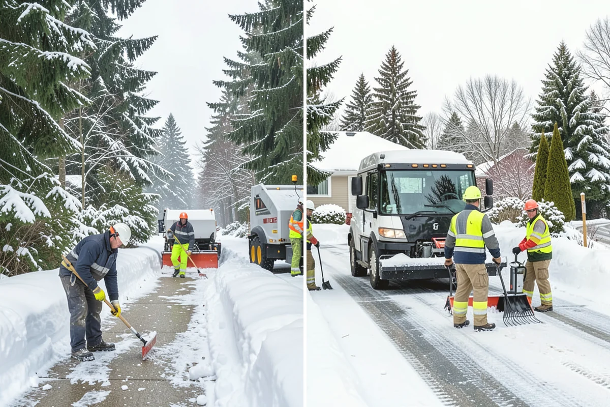 Sand Spreading in Monroe, Snohomish County, WA - Assess whether temperatures are too low for effective salting