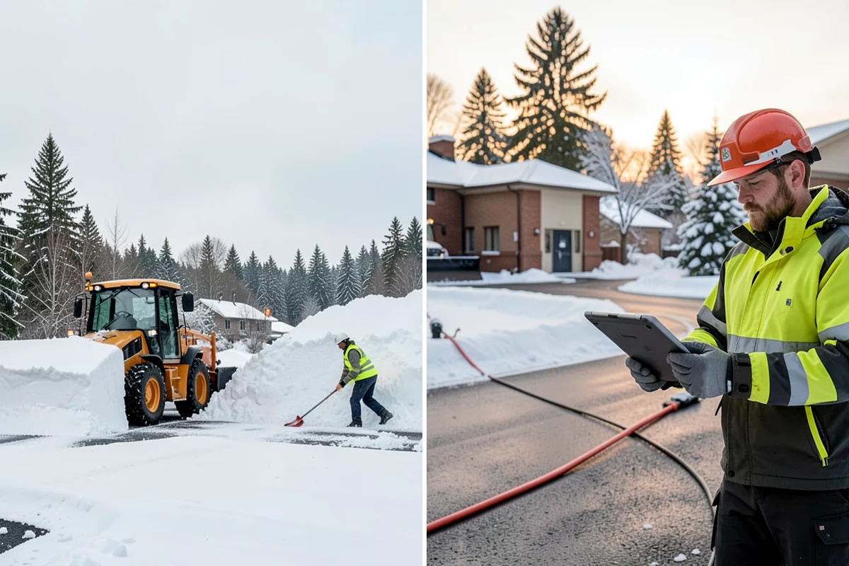 Sand Spreading in Normandy Park, King County, WA - Assess whether temperatures are too low for effective salting