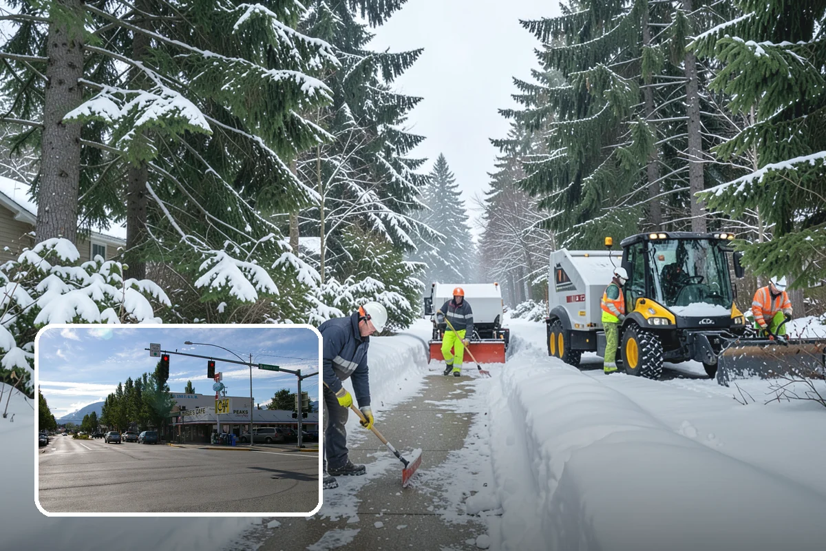 Sand Spreading in North Bend, King County, WA - Delivers traction instantly regardless of how cold it gets