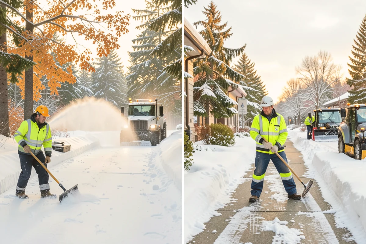 Sand Spreading in Orting, Pierce County, WA - Assess whether temperatures are too low for effective salting