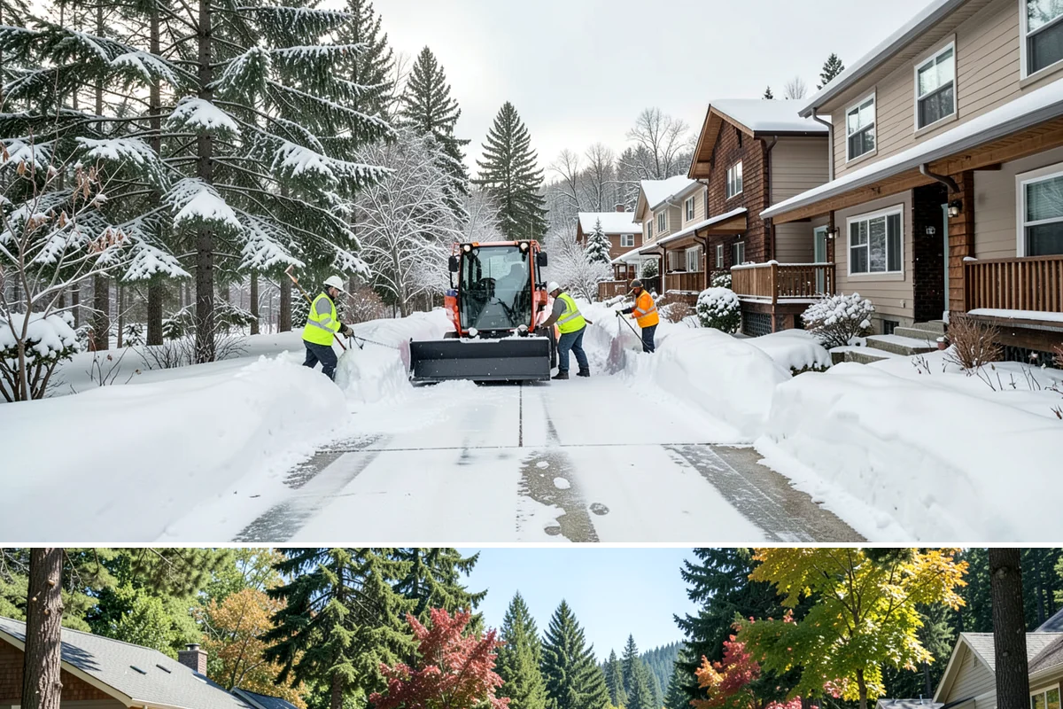 Sand Spreading in Orting, Pierce County, WA - Sand spreading is most valuable during deep-cold snaps and at higher elevations from December through February.