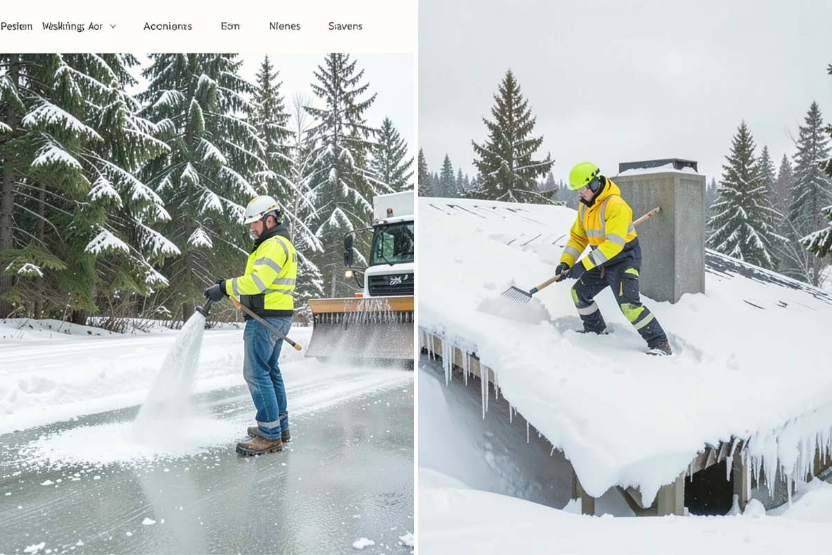 Sand Spreading in Ruston, Pierce County, WA - Assess whether temperatures are too low for effective salting