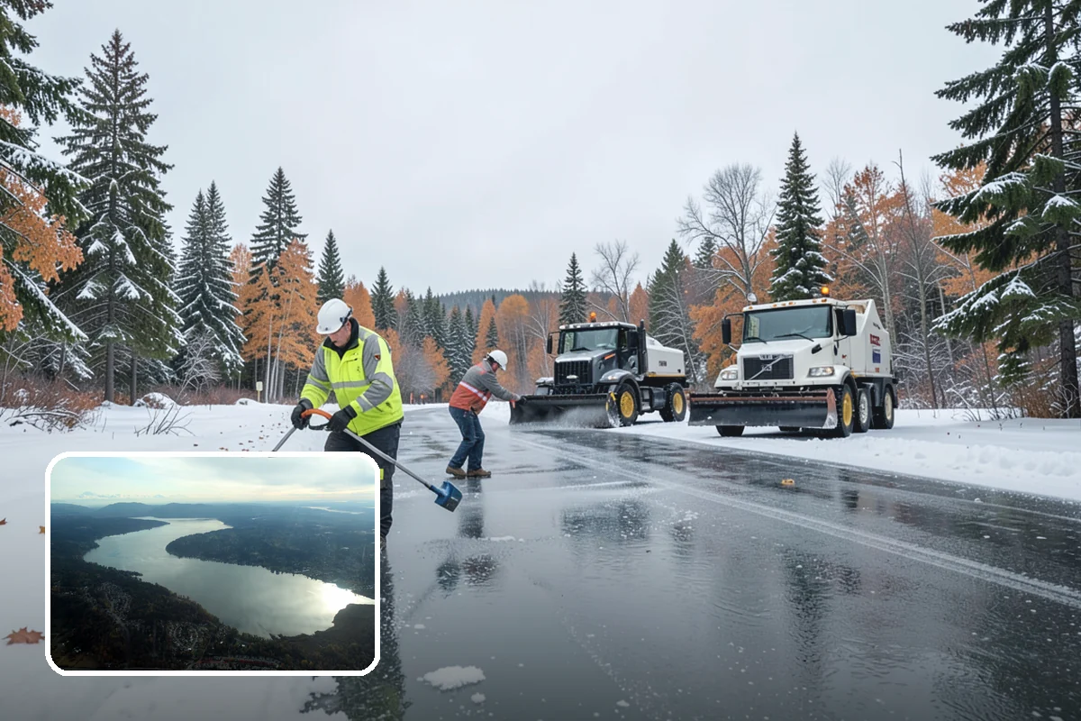 Sand Spreading in Sammamish, King County, WA - Delivers traction instantly regardless of how cold it gets