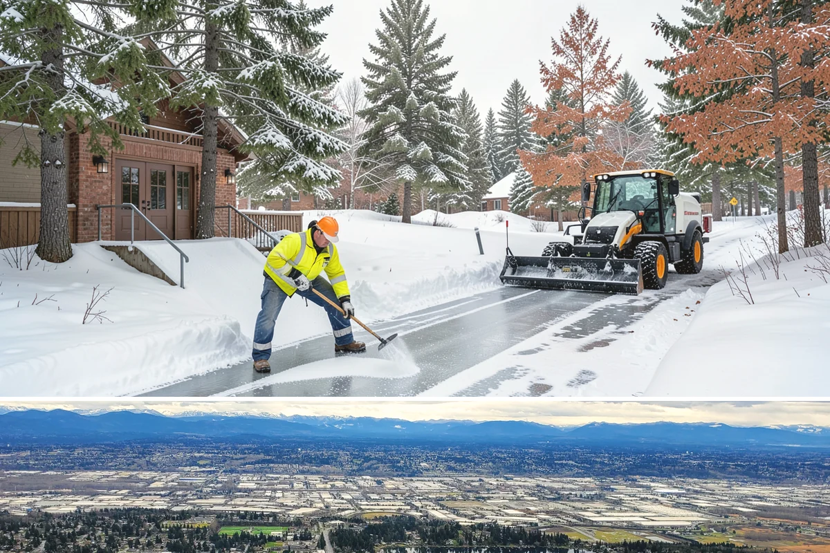 Sand Spreading in SeaTac, King County, WA - Sand spreading is most valuable during deep-cold snaps and at higher elevations from December through February.