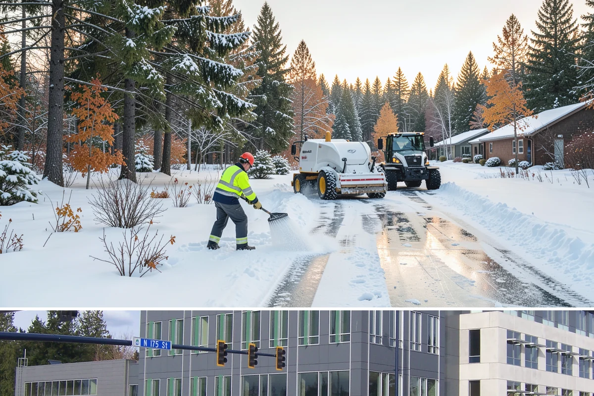 Sand Spreading in Shoreline, King County, WA - Sand spreading is most valuable during deep-cold snaps and at higher elevations from December through February.