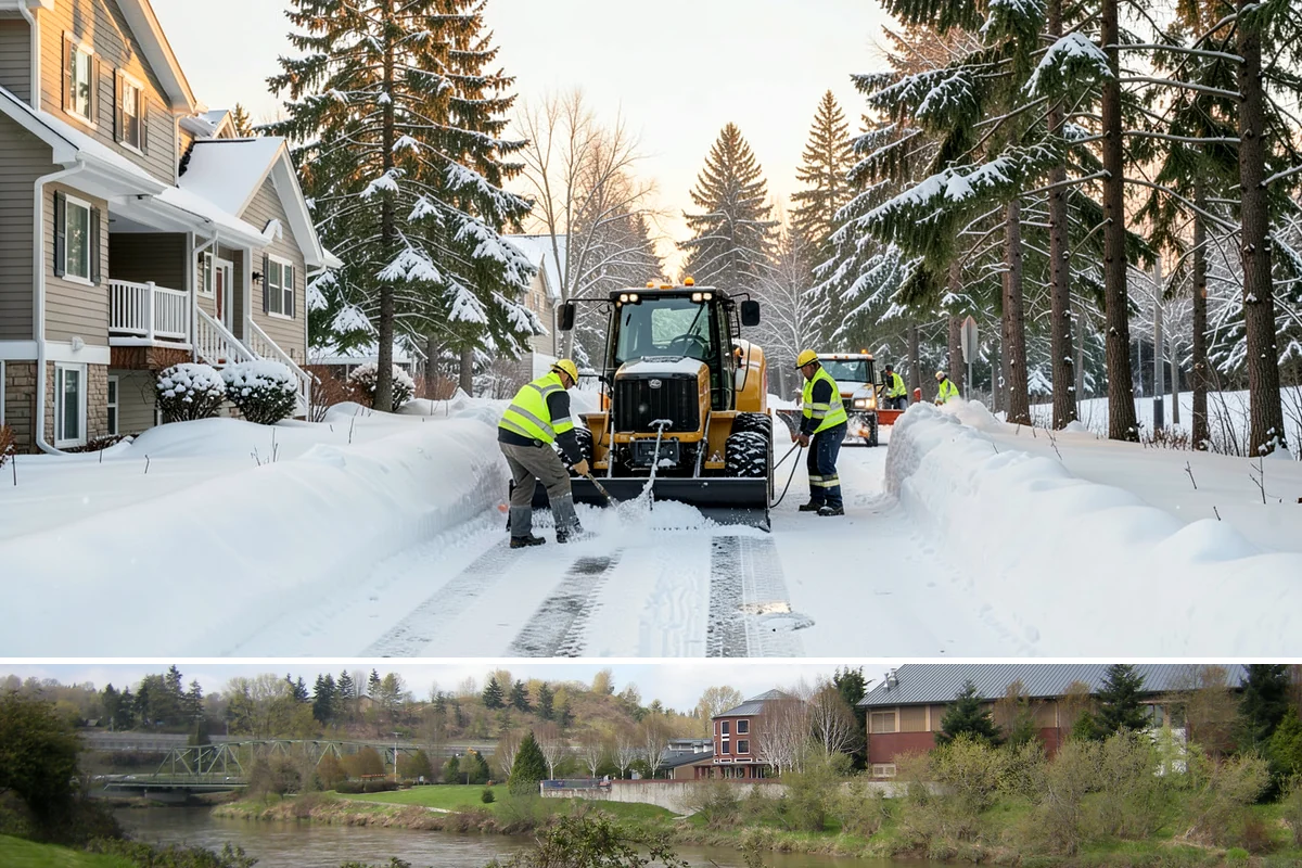Sand Spreading in Tukwila, King County, WA - Sand spreading is most valuable during deep-cold snaps and at higher elevations from December through February.