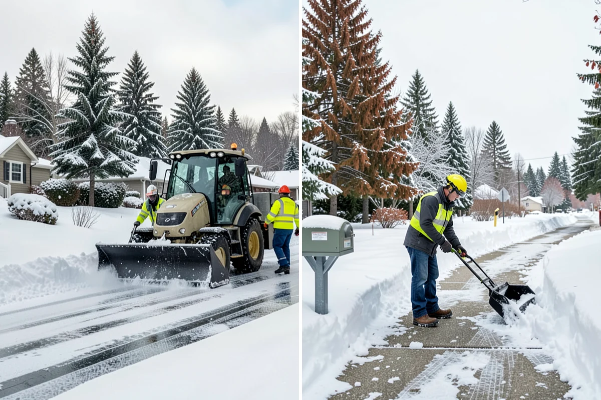 Scheduled Snow Removal in Arlington, Snohomish County, WA - We set your trigger depth and preferred timing