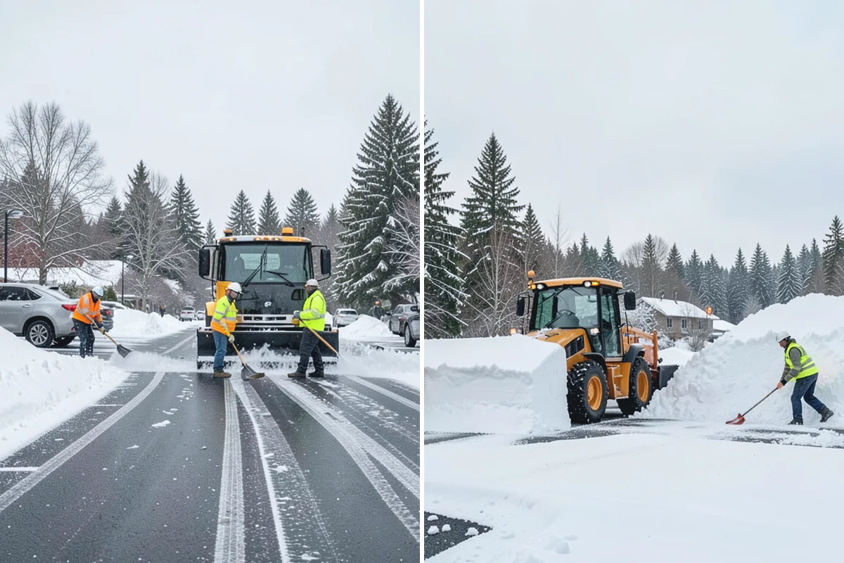 Scheduled Snow Removal in Auburn, King County, WA - We set your trigger depth and preferred timing