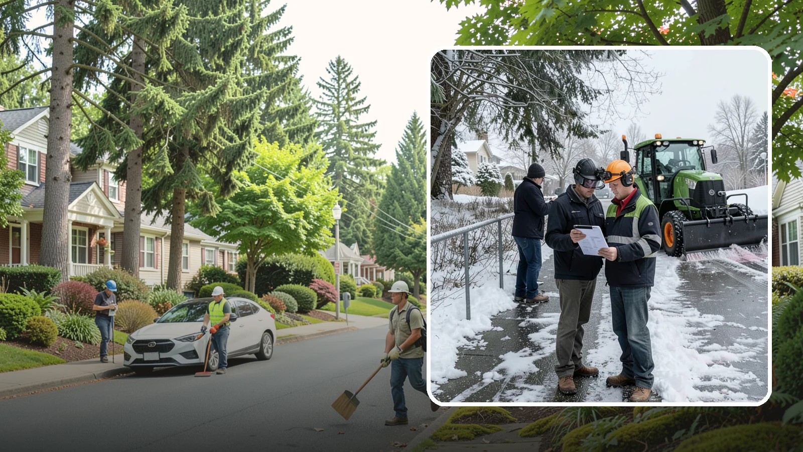 Scheduled Snow Removal in Beaux Arts Village, King County, WA - We clear your property on a set schedule during active weather so you never have to place a call.