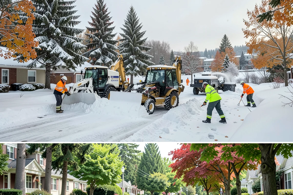 Scheduled Snow Removal in Beaux Arts Village, King County, WA - Set your schedule before the season starts so automatic clearing is active from the first qualifying storm.