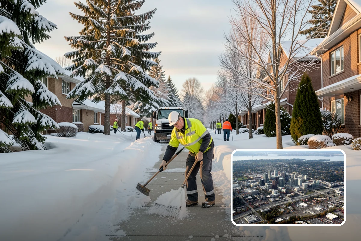 Scheduled Snow Removal in Bellevue, King County, WA - Removes the need to monitor the forecast