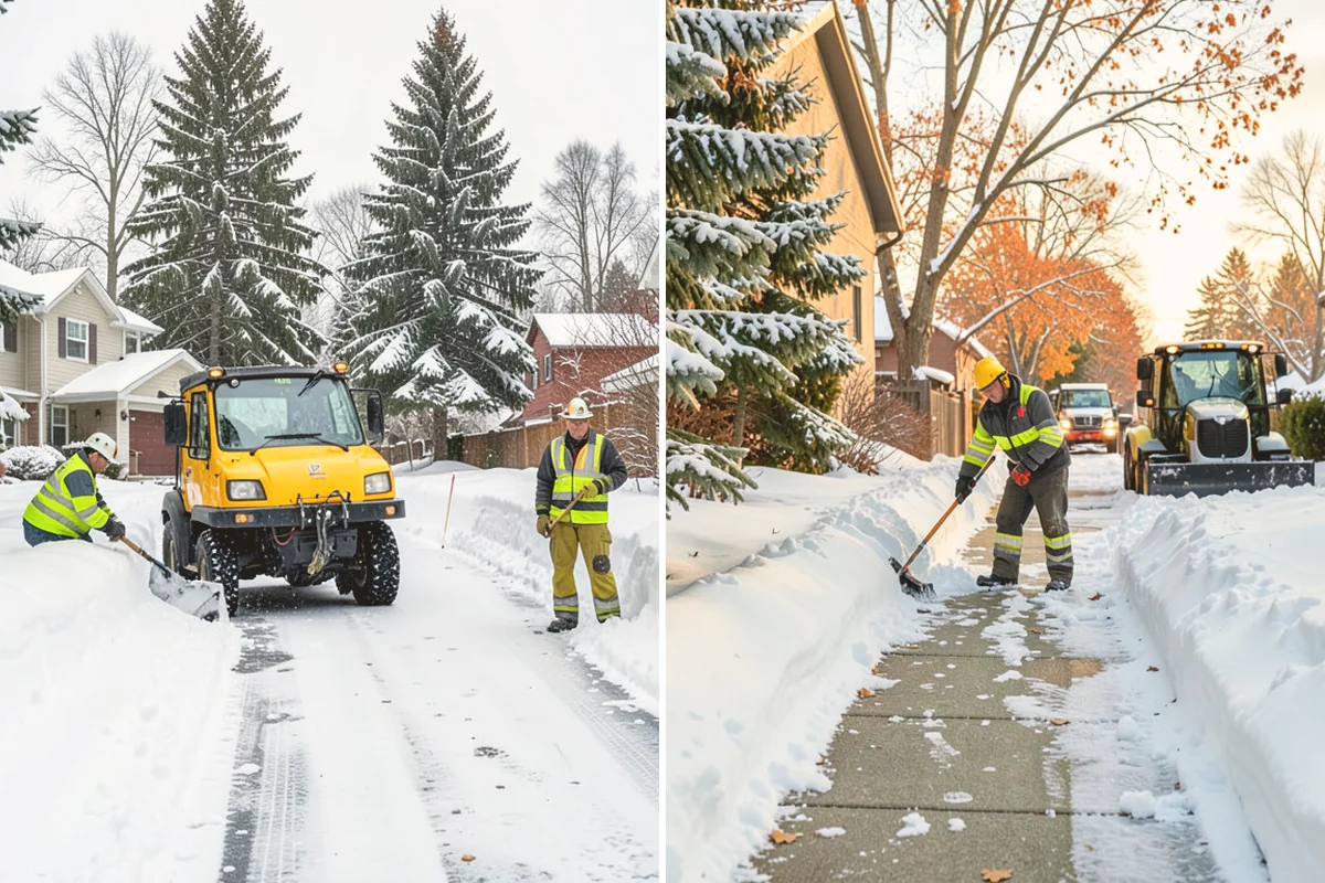 Scheduled Snow Removal in Bellevue, King County, WA - We set your trigger depth and preferred timing