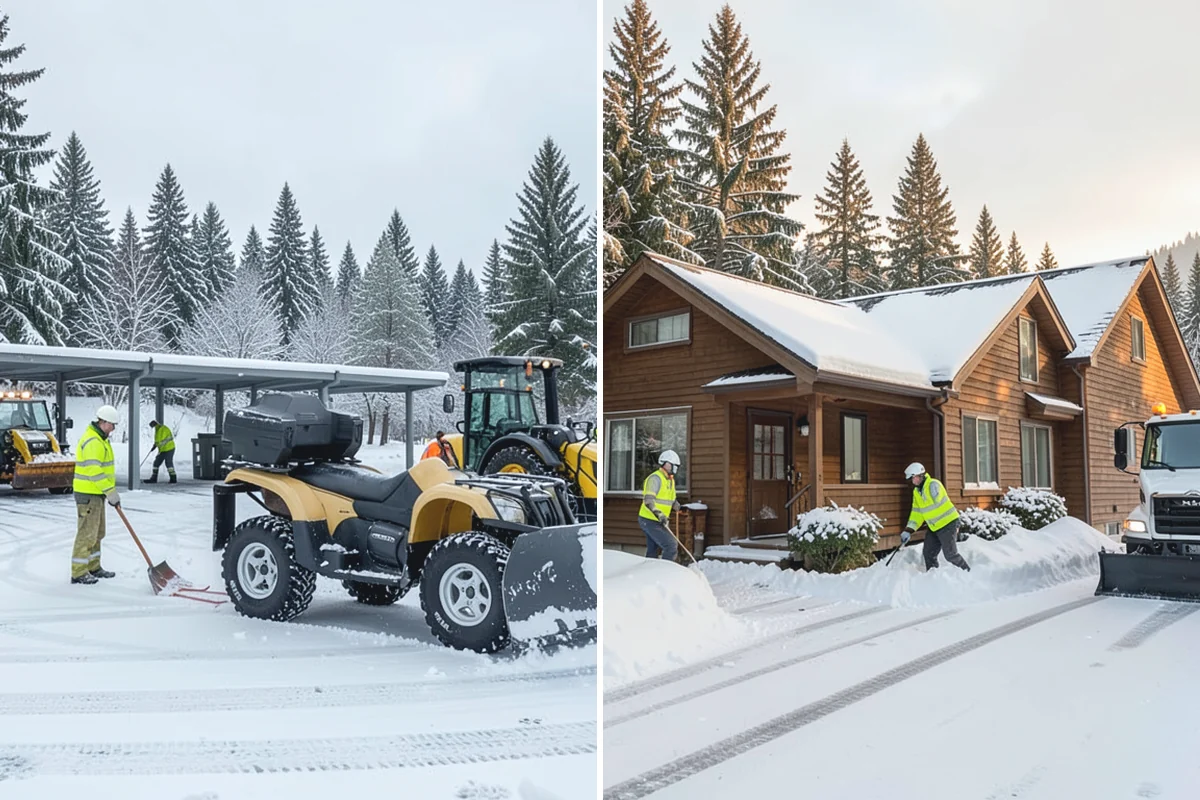 Scheduled Snow Removal in Bonney Lake, Pierce County, WA - We set your trigger depth and preferred timing
