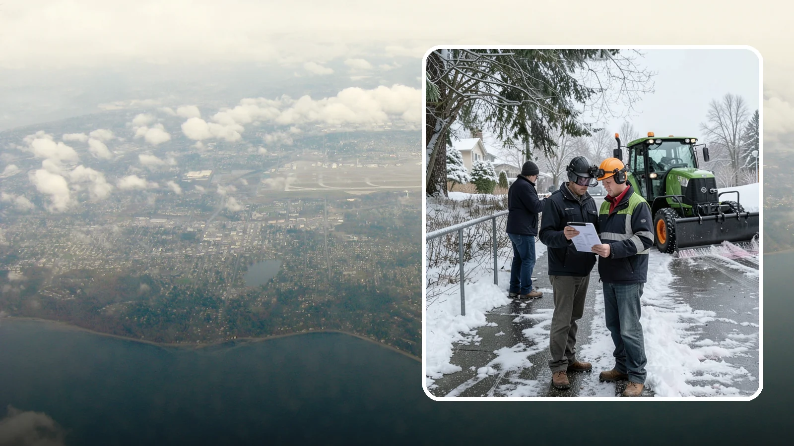 Scheduled Snow Removal in Burien, King County, WA - We clear your property on a set schedule during active weather so you never have to place a call.