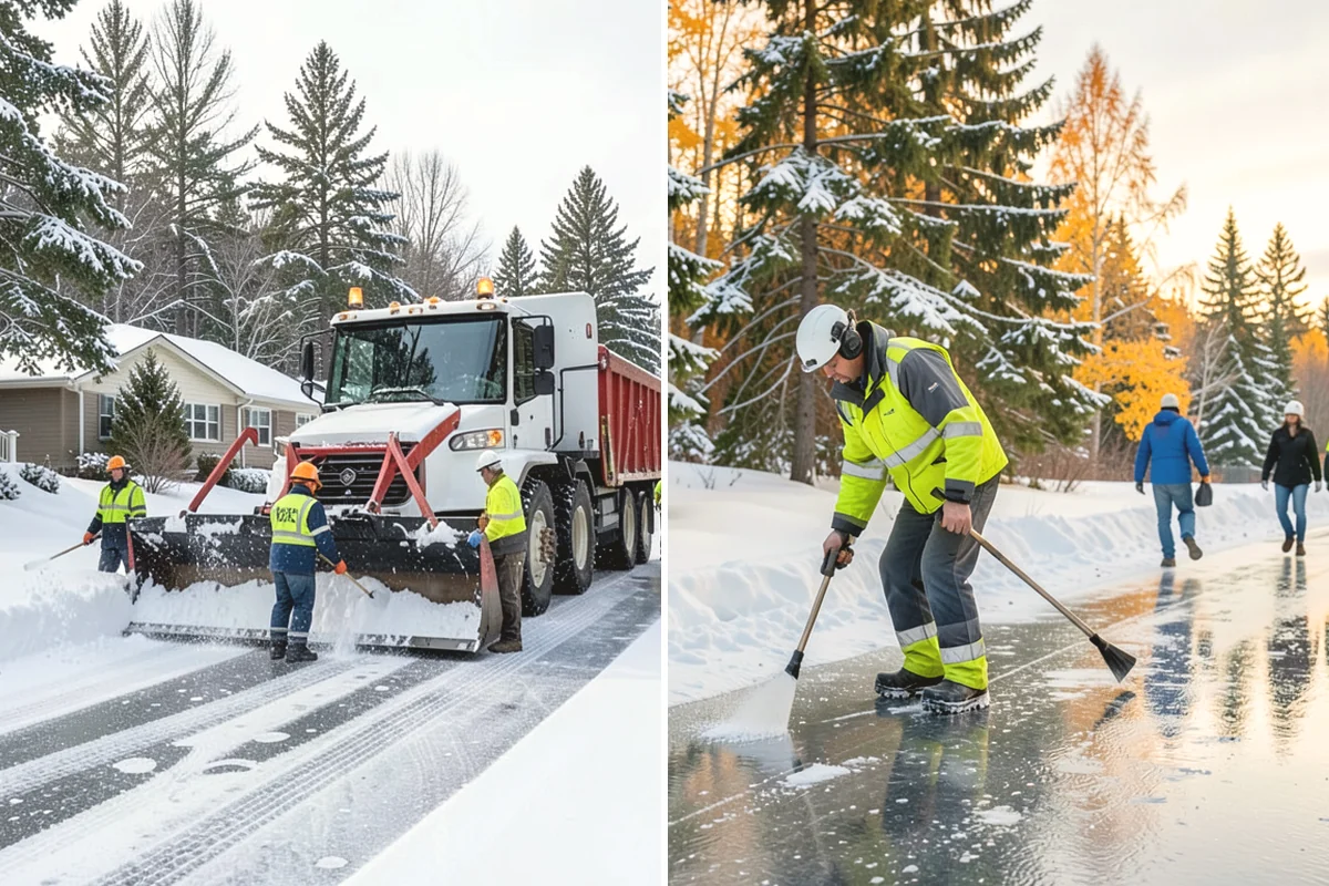 Scheduled Snow Removal in Burien, King County, WA - We set your trigger depth and preferred timing