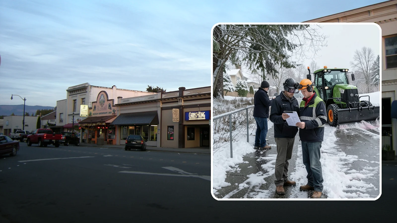 Scheduled Snow Removal in Burlington, Skagit County, WA - We clear your property on a set schedule during active weather so you never have to place a call.