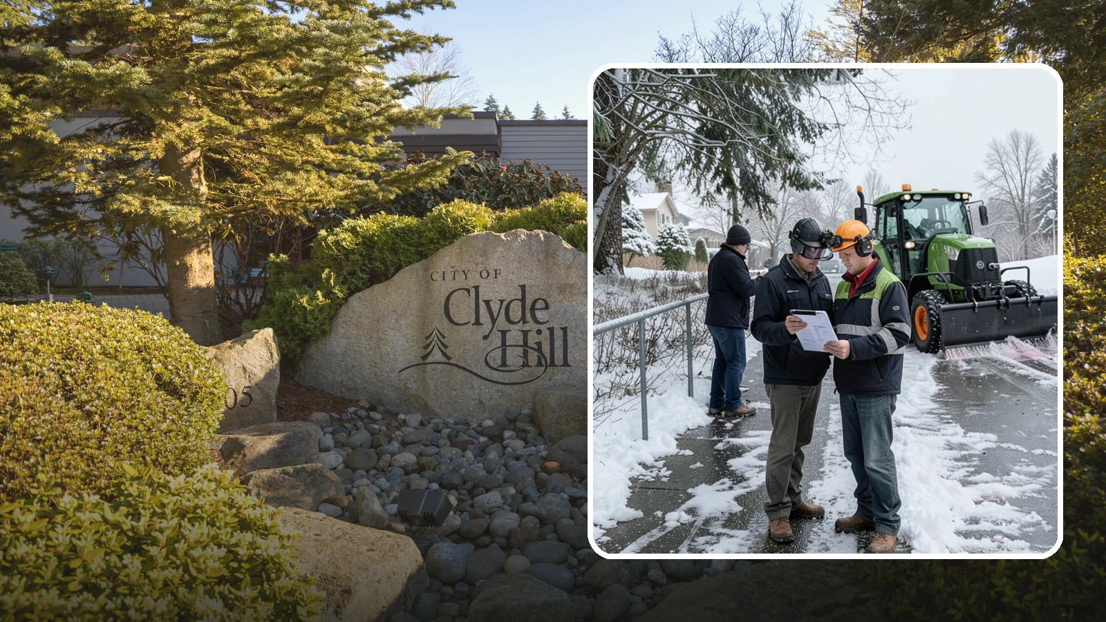 Scheduled Snow Removal in Clyde Hill, King County, WA - We clear your property on a set schedule during active weather so you never have to place a call.