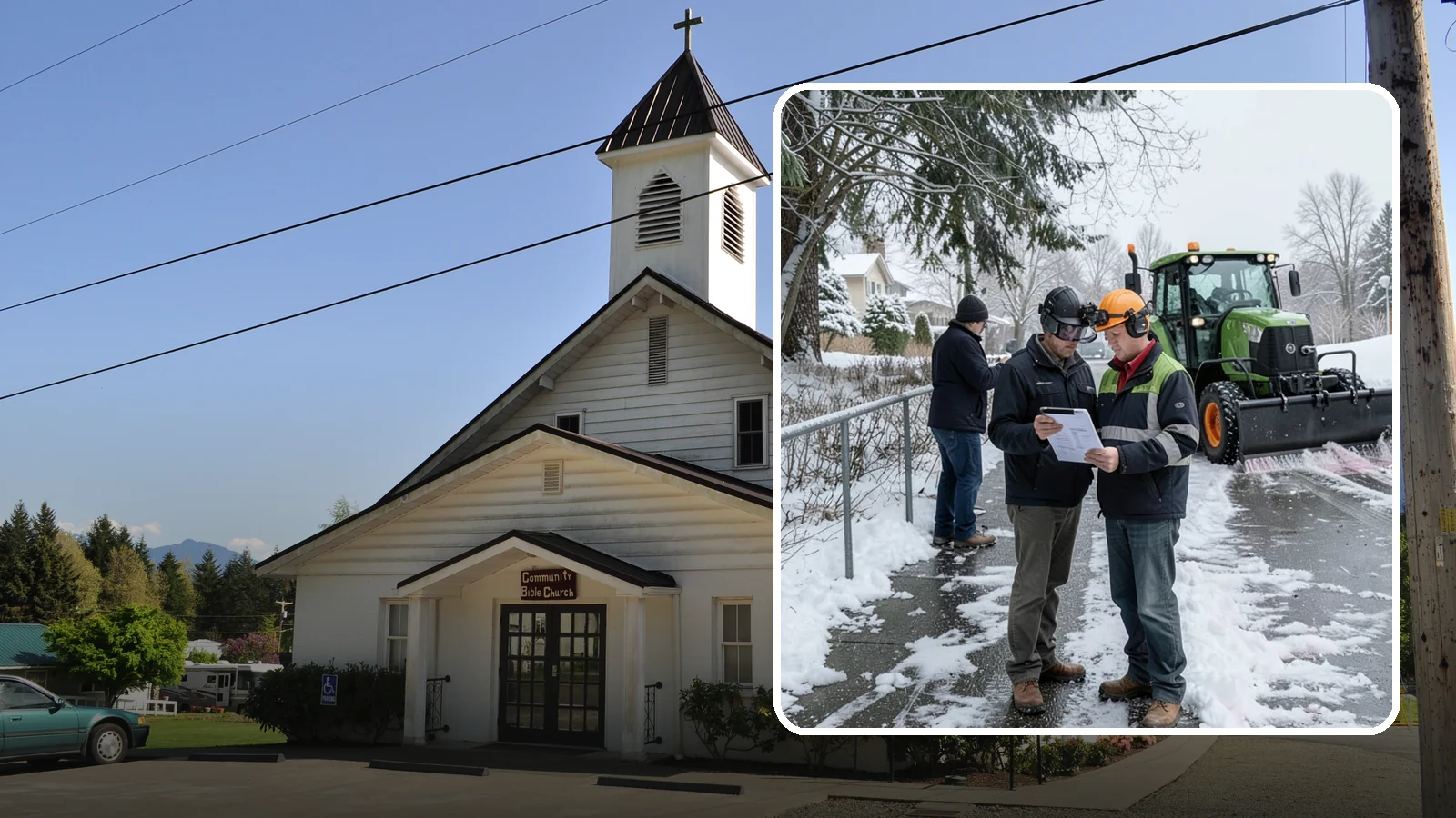 Scheduled Snow Removal in Concrete, Skagit County, WA - We clear your property on a set schedule during active weather so you never have to place a call.
