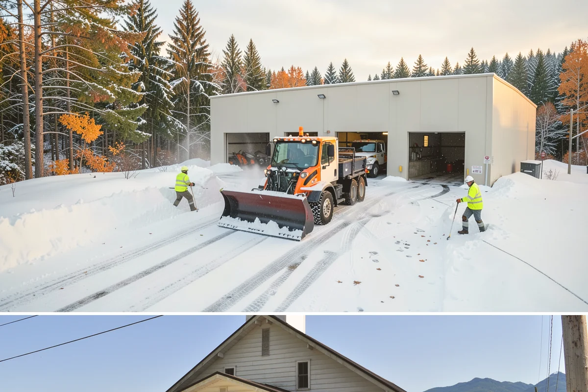 Scheduled Snow Removal in Concrete, Skagit County, WA - Set your schedule before the season starts so automatic clearing is active from the first qualifying storm.