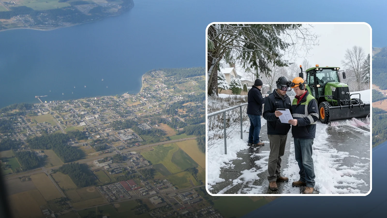 Scheduled Snow Removal in Coupeville, Island County, WA - We clear your property on a set schedule during active weather so you never have to place a call.