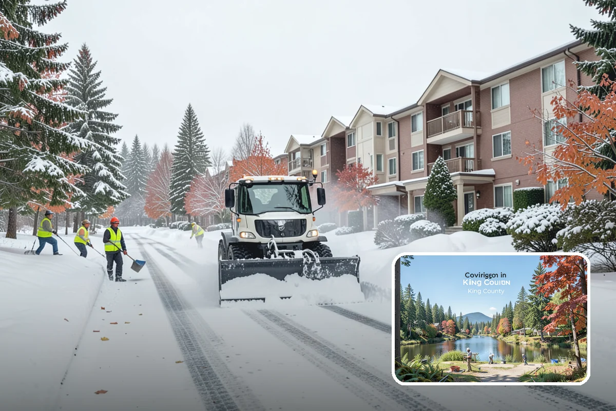 Scheduled Snow Removal in Covington, King County, WA - Removes the need to monitor the forecast