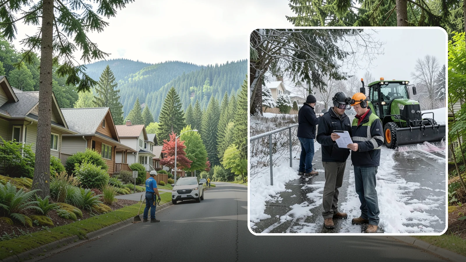 Scheduled Snow Removal in Darrington, Snohomish County, WA - We clear your property on a set schedule during active weather so you never have to place a call.