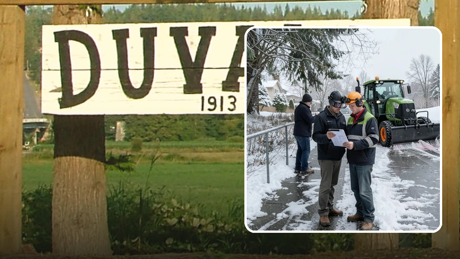 Scheduled Snow Removal in Duvall, King County, WA - We clear your property on a set schedule during active weather so you never have to place a call.