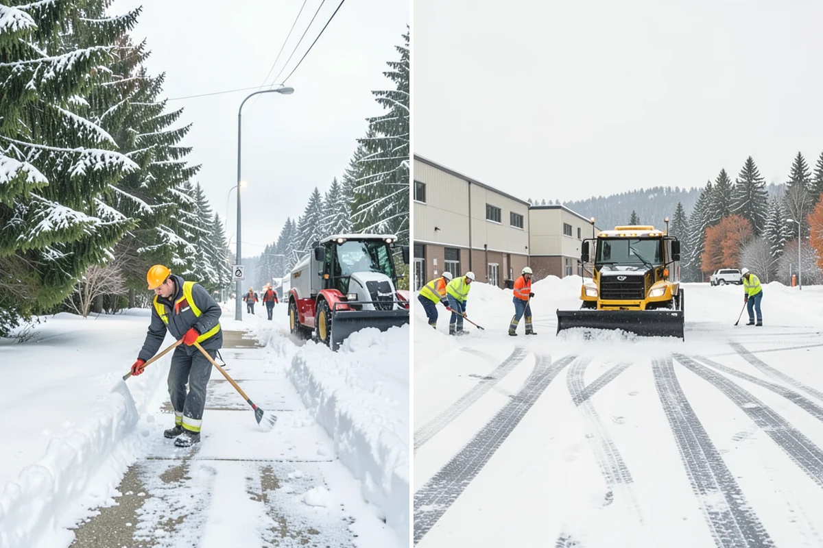 Scheduled Snow Removal in Duvall, King County, WA - We set your trigger depth and preferred timing