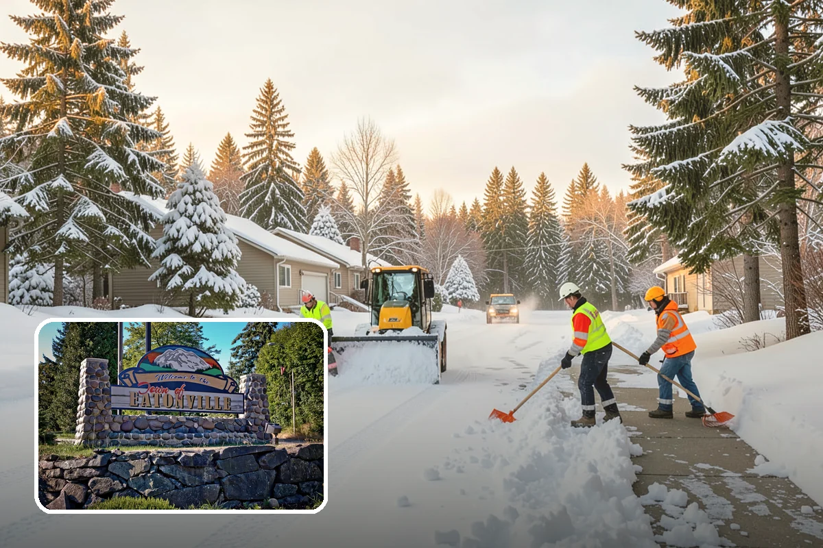 Scheduled Snow Removal in Eatonville, Pierce County, WA - Removes the need to monitor the forecast