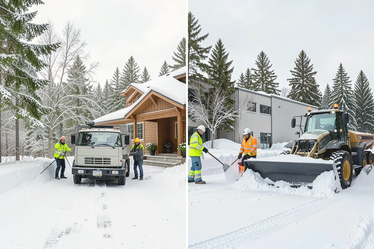 Scheduled Snow Removal in Edgewood, Pierce County, WA - We set your trigger depth and preferred timing