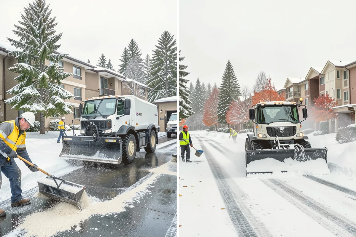 Scheduled Snow Removal in Edmonds, Snohomish County, WA - We set your trigger depth and preferred timing