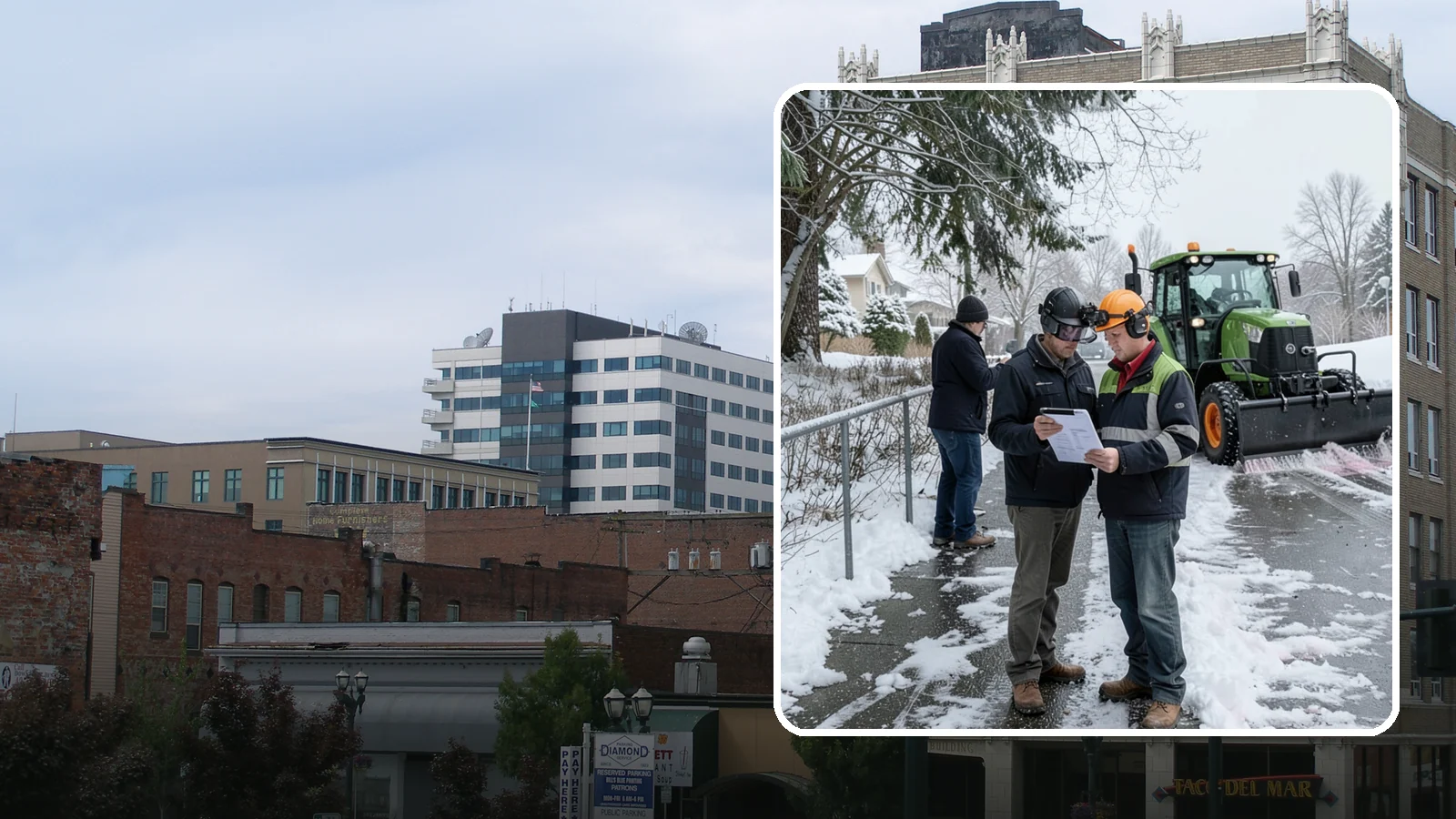 Scheduled Snow Removal in Everett, Snohomish County, WA - We clear your property on a set schedule during active weather so you never have to place a call.